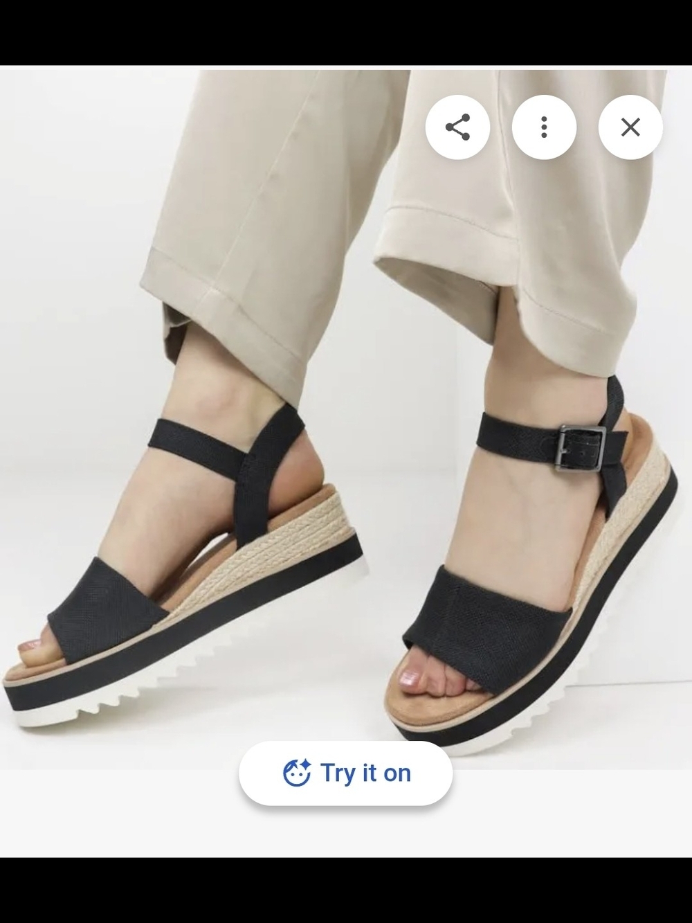 Toms Women's Diana Wedge Sandal